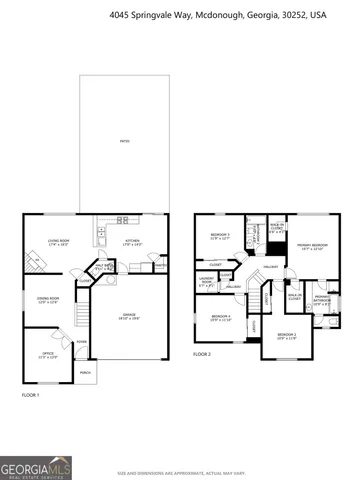 $2,025 | 4045 Springvale Way, McDonough, GA 30252