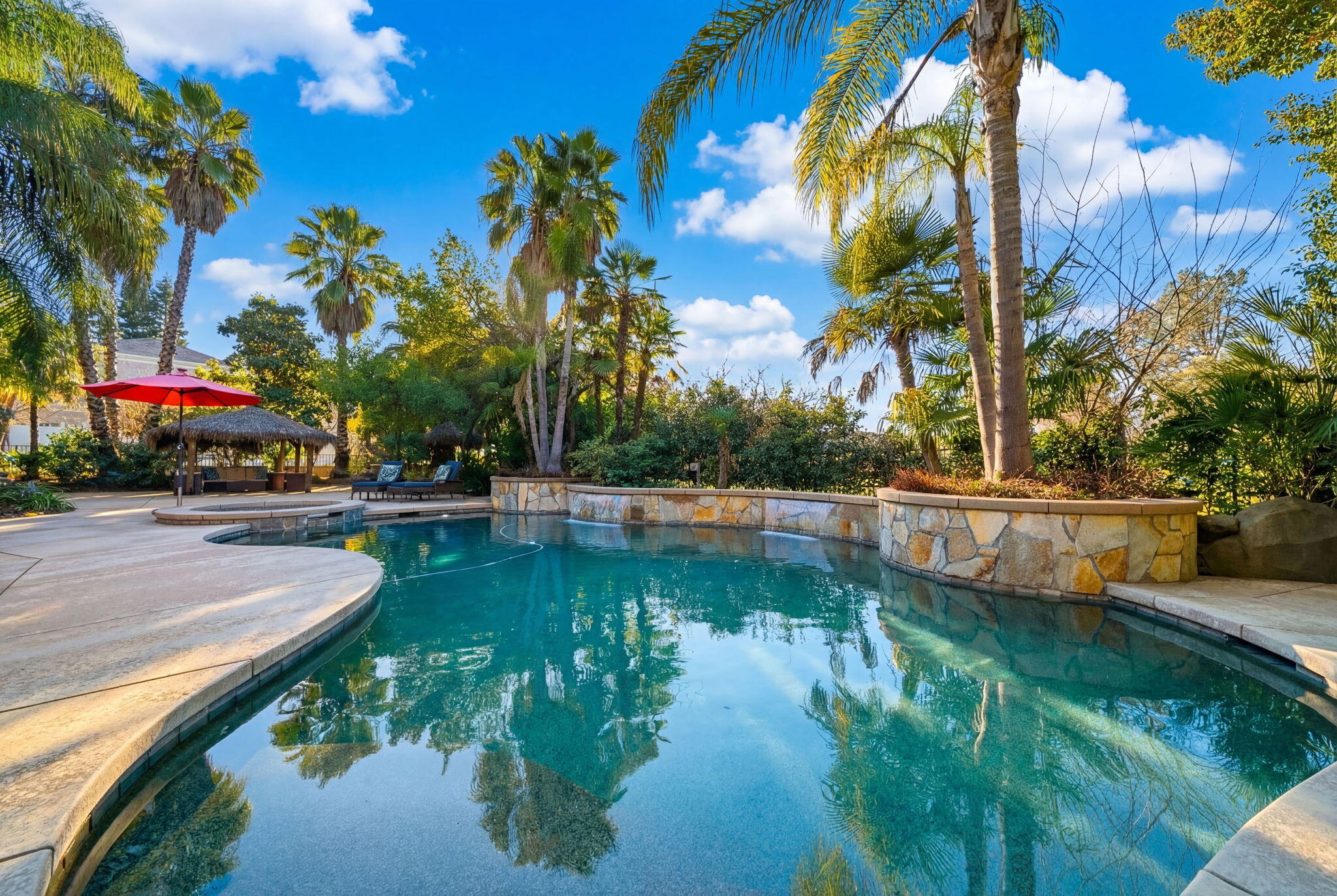 13380 Tierra Heights Road Redding, CA 96003 - Photo 28 of 35 a view of swimming pool yard from a lake view