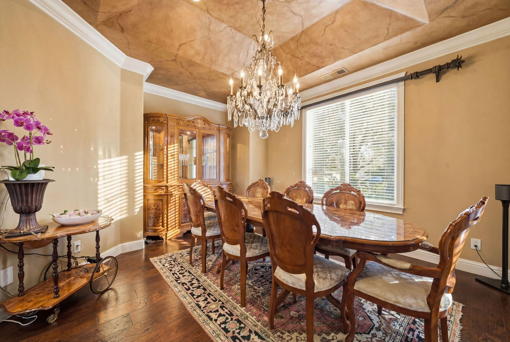 13380 Tierra Heights Road Redding, CA 96003 - Photo 6 of 35 a view of a dining room with furniture window and outside view