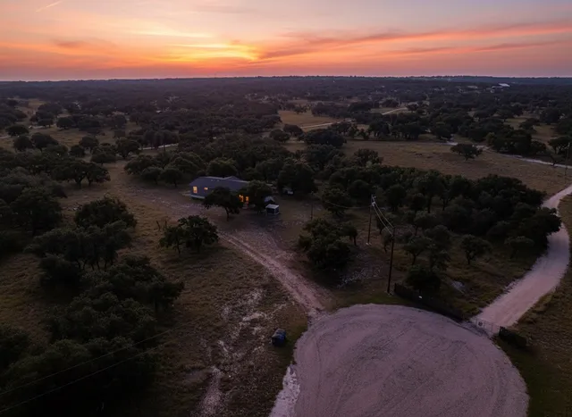 a view of city and mountain