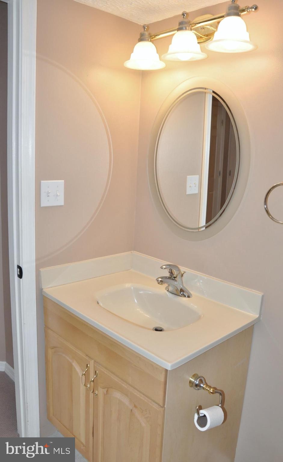 21 Margery Court Nottingham, MD 21236 - Photo 49 of 67 a bathroom with a sink vanity and a mirror