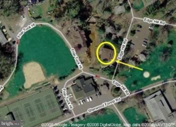 100 A Edgehill Road Annapolis, MD 21405 - Photo 22 of 30 an aerial view of a house with outdoor space and tennis court