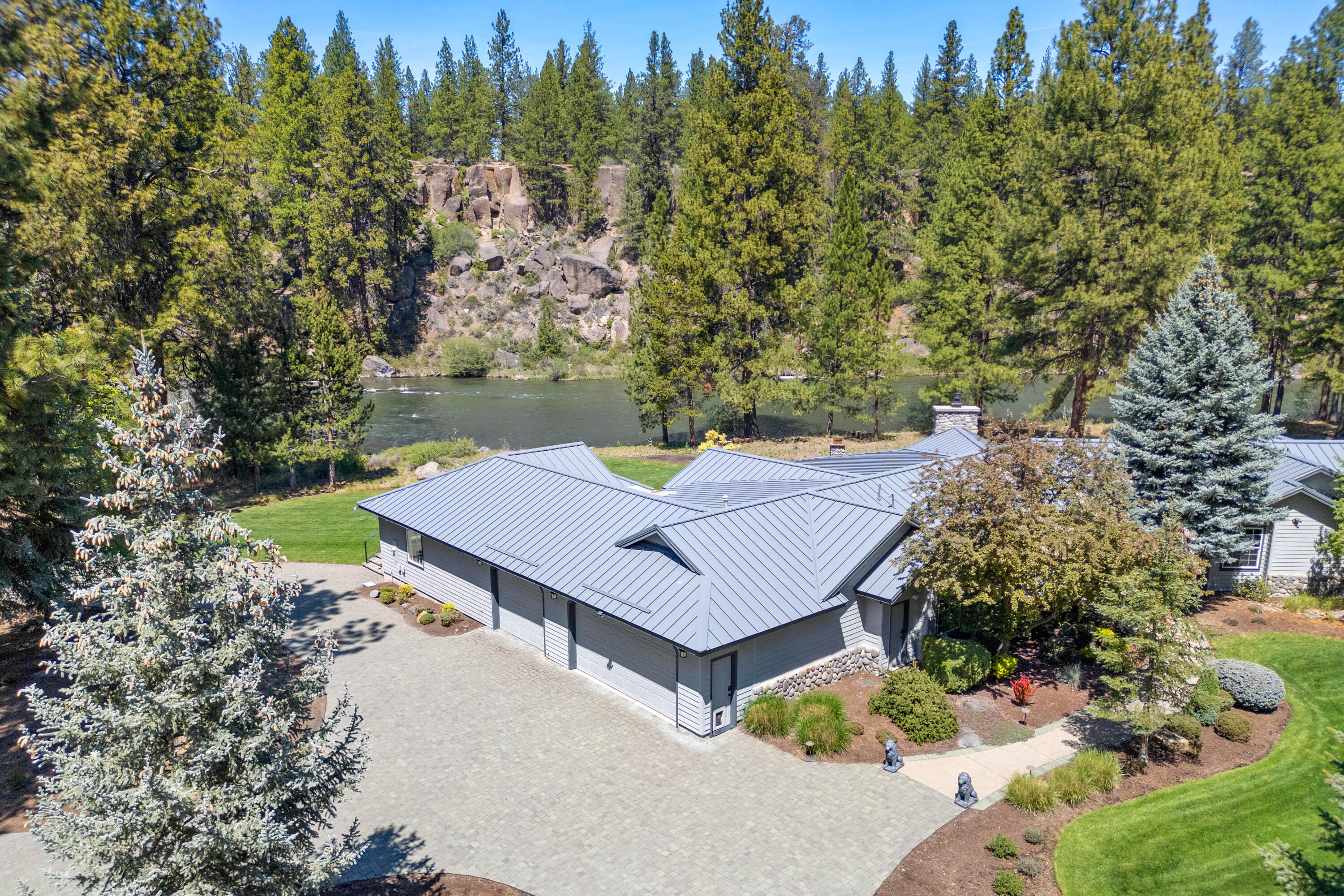 18880 Baker Road Bend, OR 97702 - Photo 23 of 70 an aerial view of a house with a yard