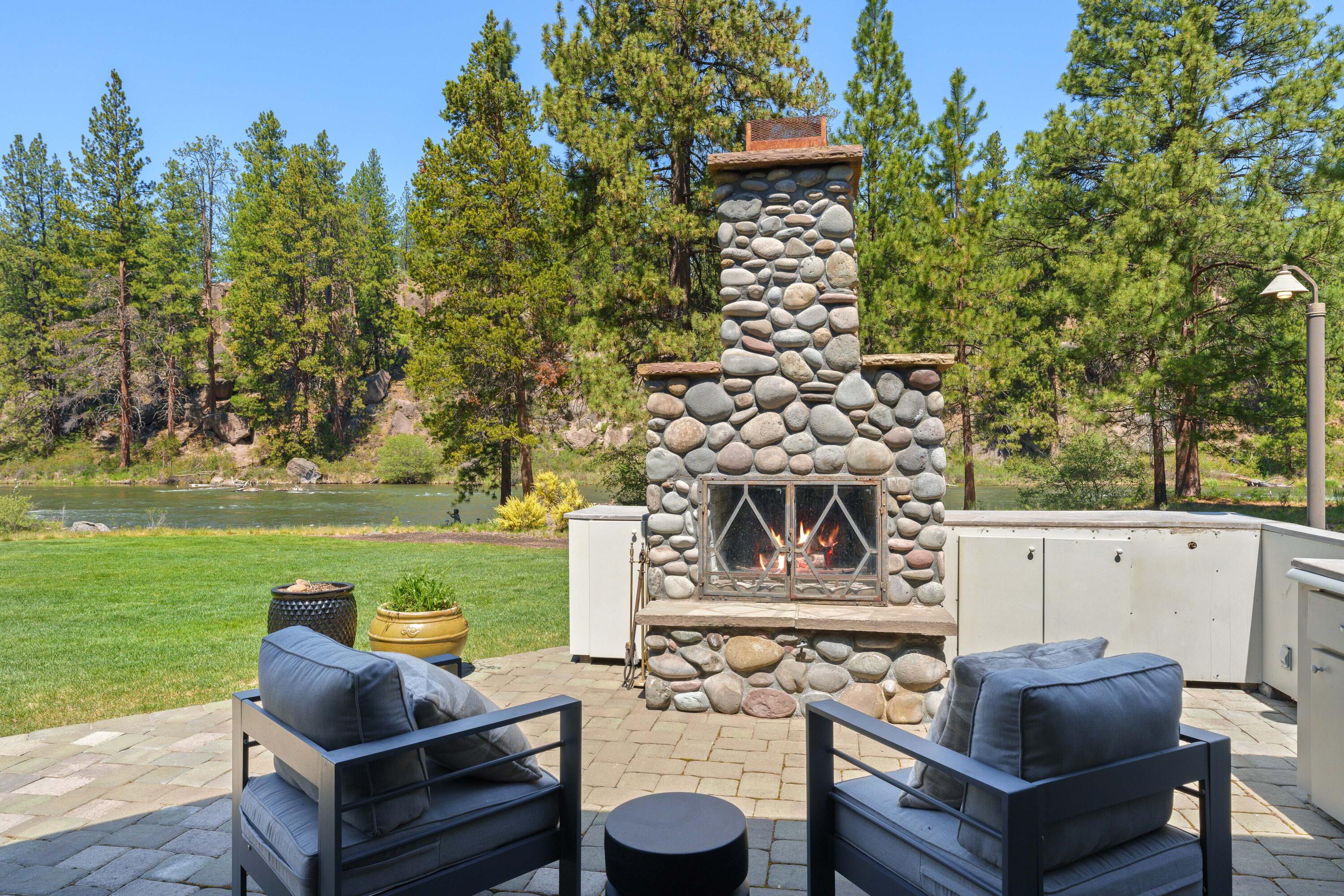 18880 Baker Road Bend, OR 97702 - Photo 55 of 70 swimming pool with outdoor seating and yard