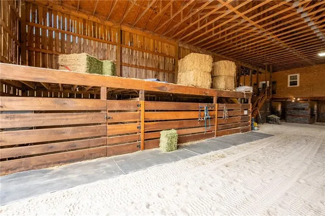 a view of storage and utility room