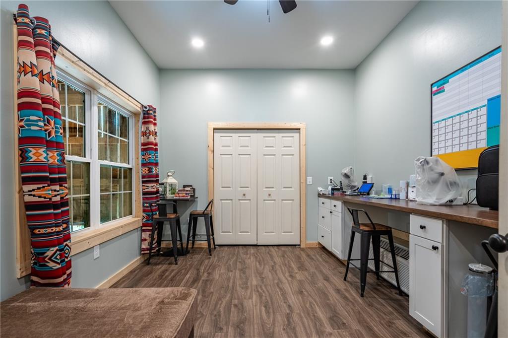 286 County Road 28 Centre, AL 35960 - Photo 40 of 50 a view of a workspace with furniture and wooden floor