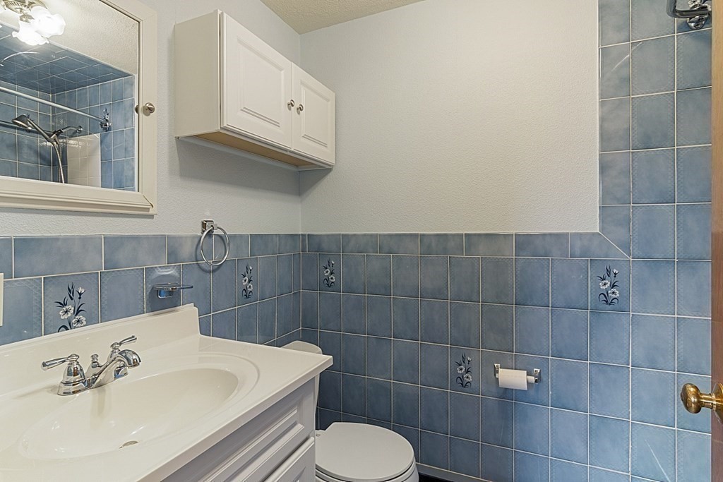 120 Birch Street Boston, MA 02131 - Photo 23 of 42 a bathroom with a sink toilet and shower