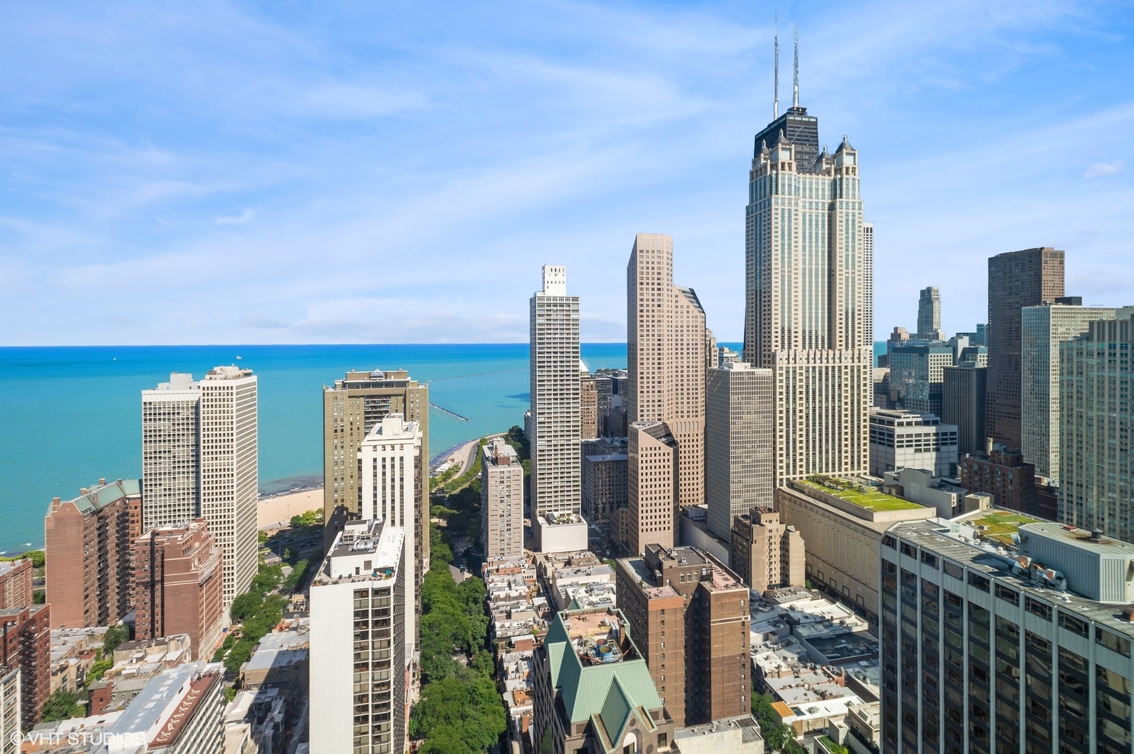 1030 North State Street, Unit 44E Chicago, IL 60610 - Photo 17 of 22 a view of city with tall buildings