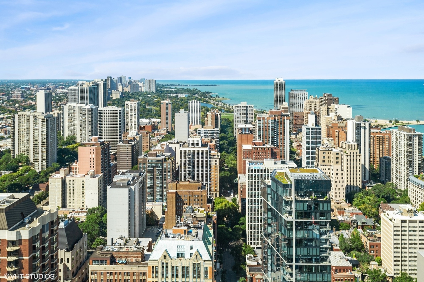 1030 North State Street, Unit 44E Chicago, IL 60610 - Photo 19 of 22 a view of city with tall buildings