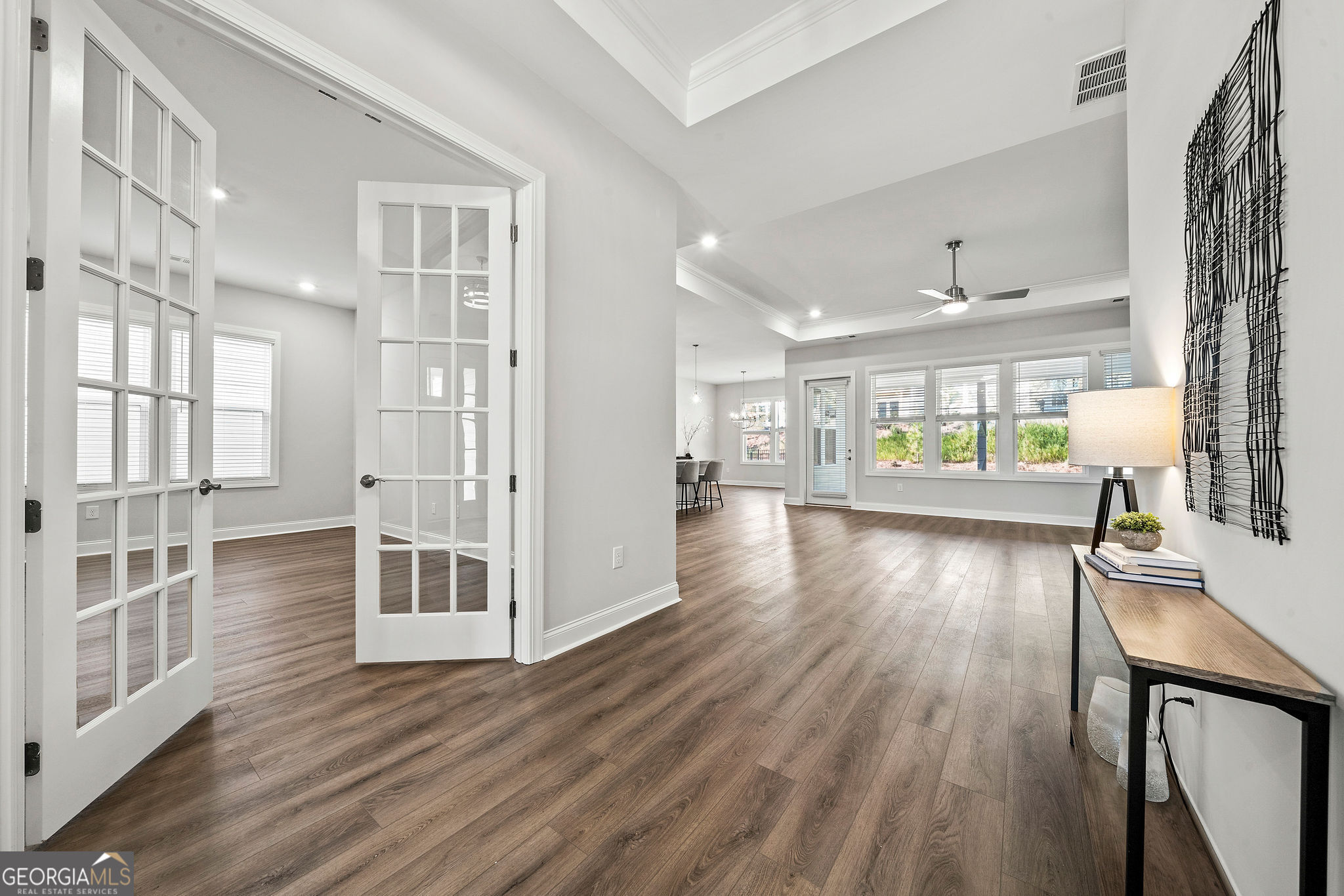 68 Ballyfin Way Newnan, GA 30263 - Photo 27 of 46 a view of a kitchen with furniture and wooden floor
