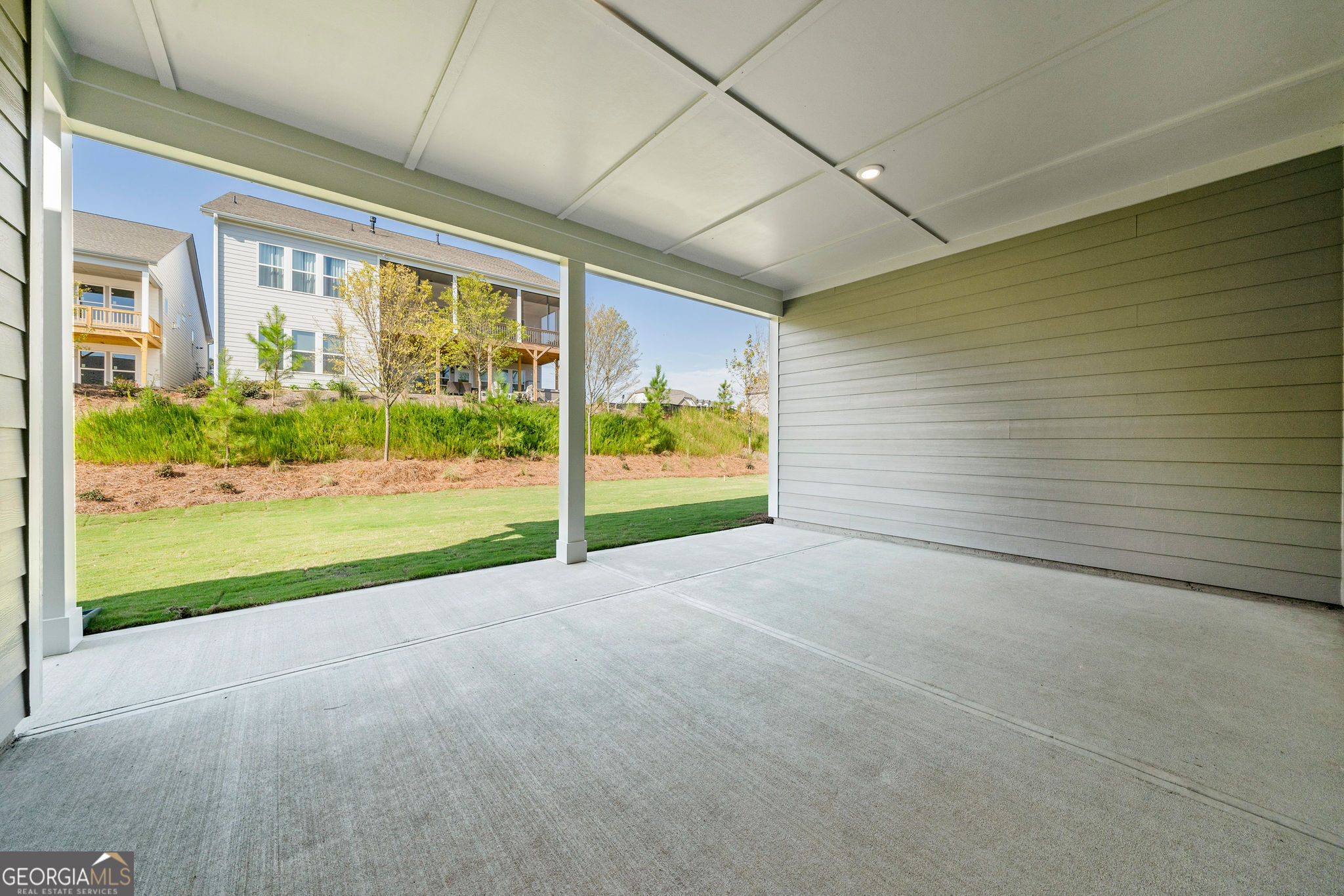 68 Ballyfin Way Newnan, GA 30263 - Photo 39 of 46 a view of an empty room with a balcony