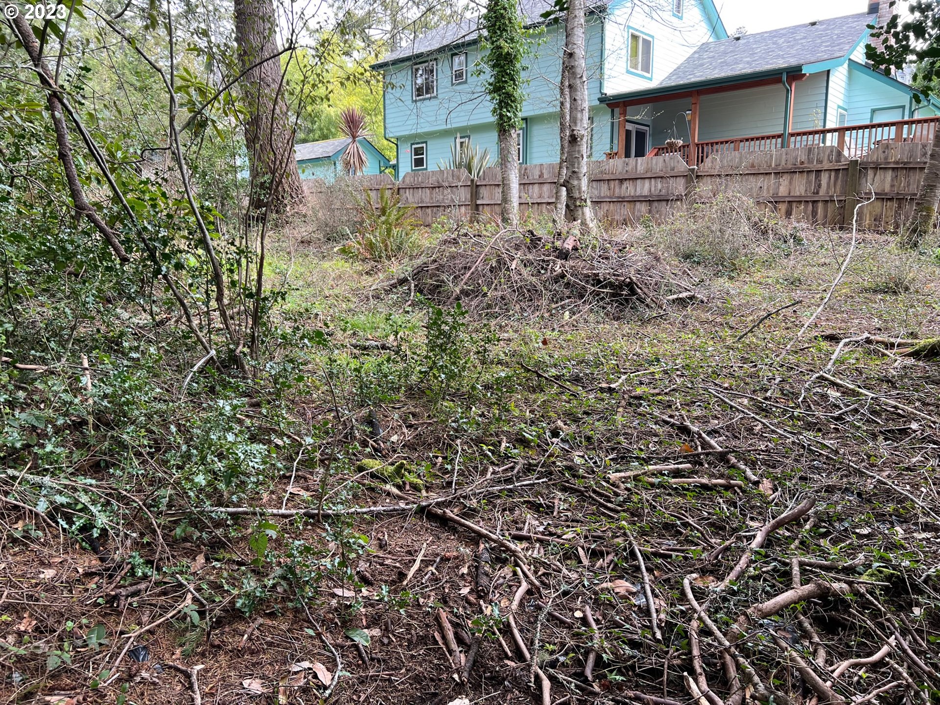 Hassett Brookings, OR 97415 - Photo 7 of 16 a backyard of a house with lots of green space