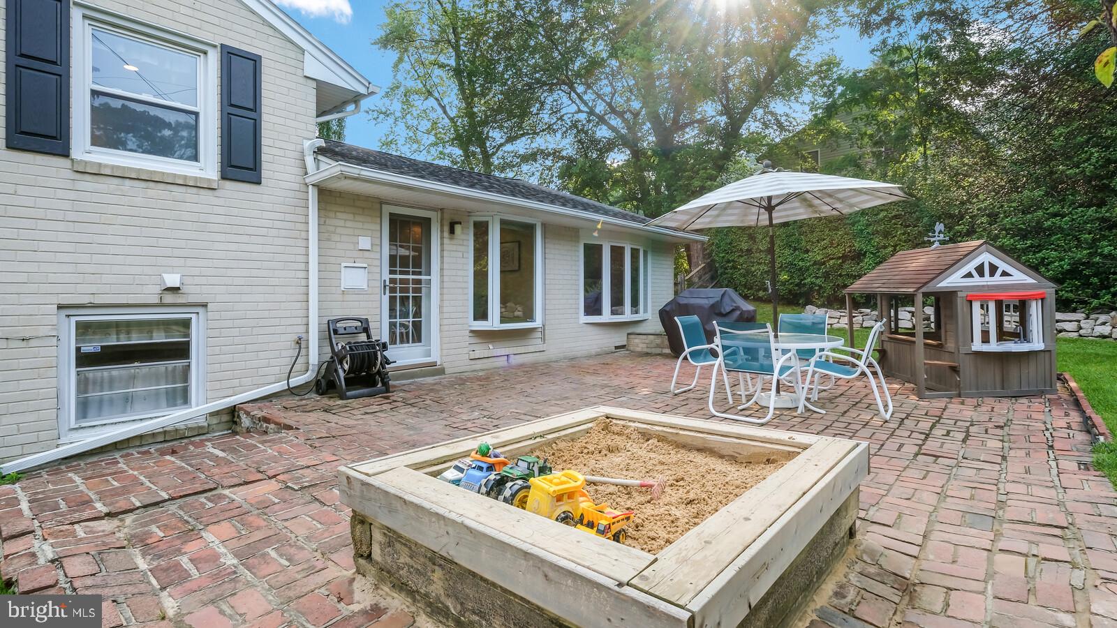 999 George Road Jenkintown, PA 19046 - Photo 35 of 44 Rear brick patio