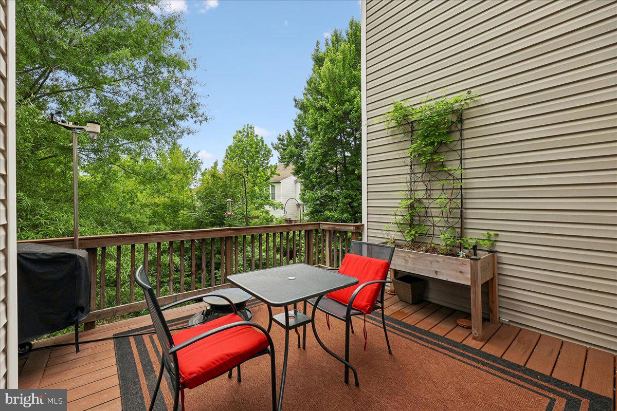 9276 Laurel Ridge Crossing Road Lorton, VA 22079 - Photo 16 of 43 Serene deck with lush green views.
