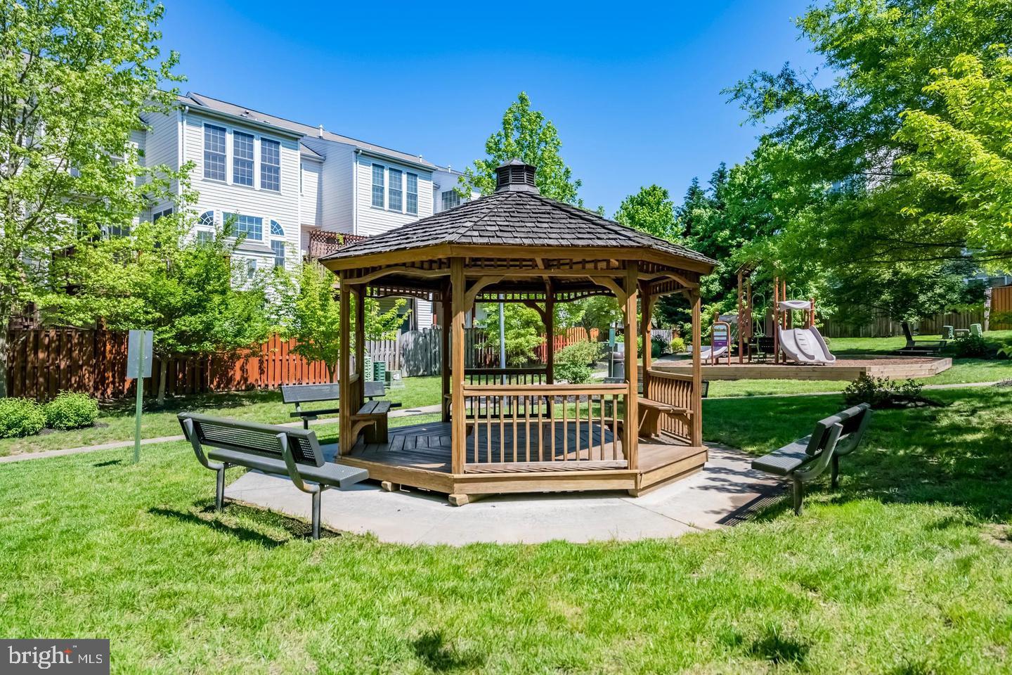 9276 Laurel Ridge Crossing Road Lorton, VA 22079 - Photo 36 of 43 Charming gazebo in a lush green park.
