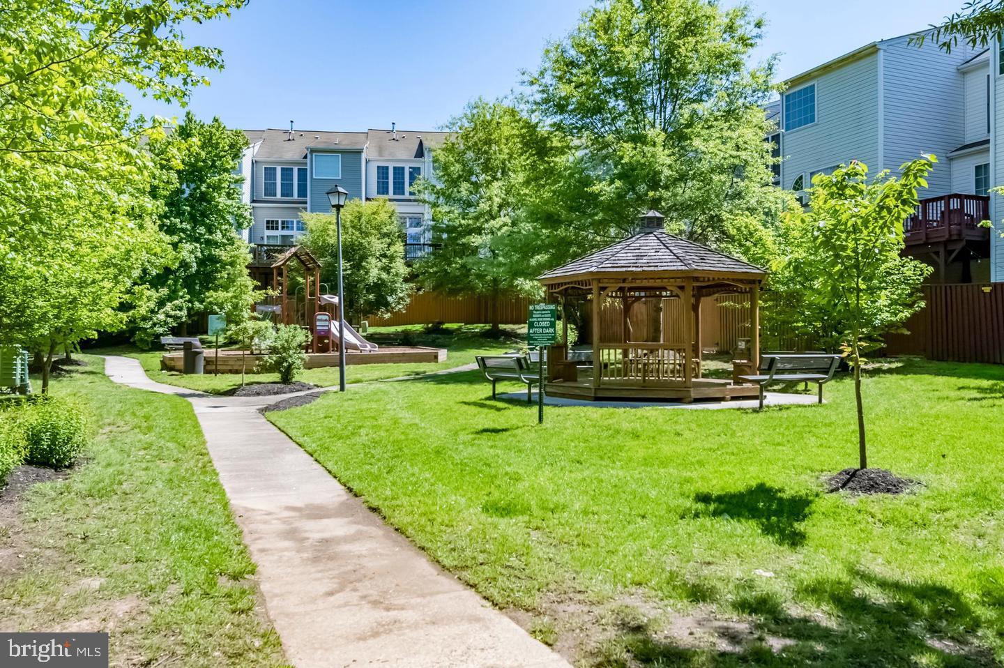 9276 Laurel Ridge Crossing Road Lorton, VA 22079 - Photo 37 of 43 Serene garden with gazebo retreat.