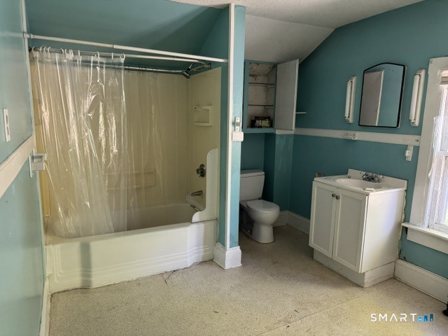 408 Huntington Road Scotland, CT 06264 - Photo 8 of 10 a bathroom with a sink a toilet and shower
