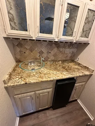 a view of a kitchen sink