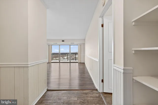 a view of an empty room