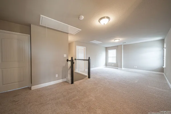 a view of an empty room