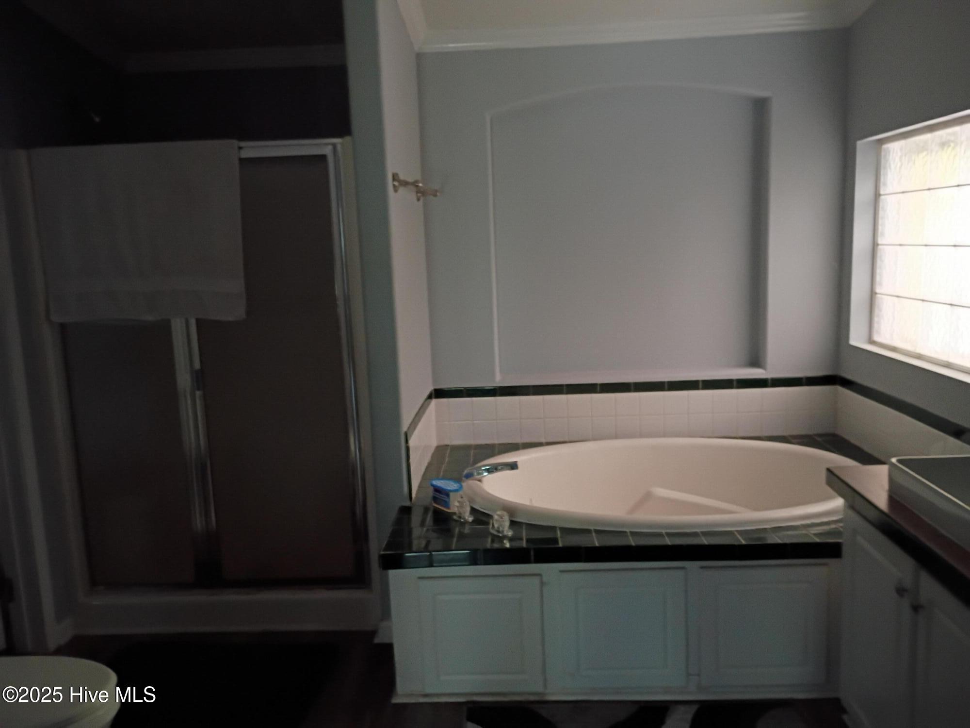 1099 Nautical Lane Southwest Calabash, NC 28467 - Photo 6 of 24 Master Bath garden tub and shower