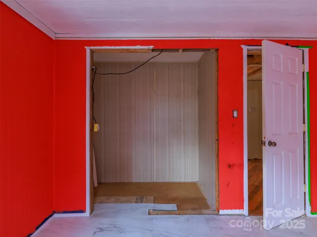 a view of front door