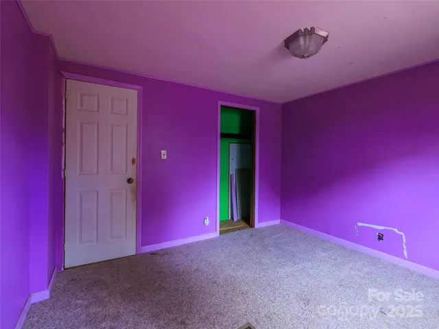 a view of empty room