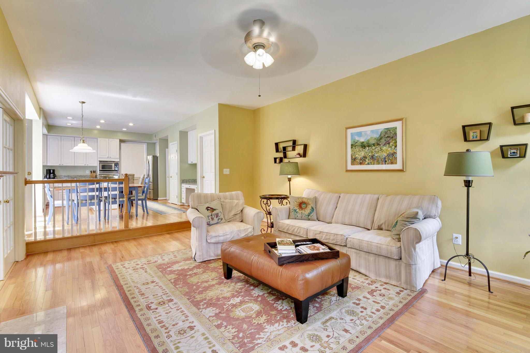 6729 Catskill Road Lorton, VA 22079 - Photo 12 of 30 Family Room Opens into the Kitchen & Sunroom