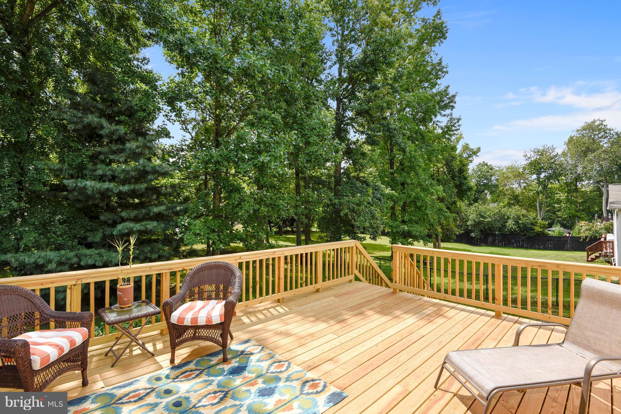 6729 Catskill Road Lorton, VA 22079 - Photo 26 of 30 View from New Deck