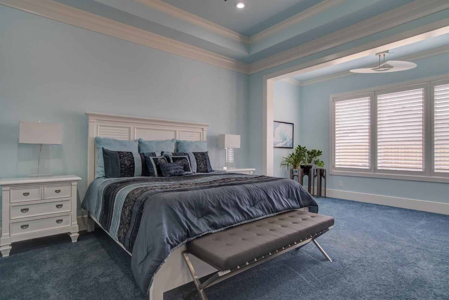 4002 113th Street Lubbock, TX 79423 - Photo 21 of 50 a spacious bedroom with a bed and window