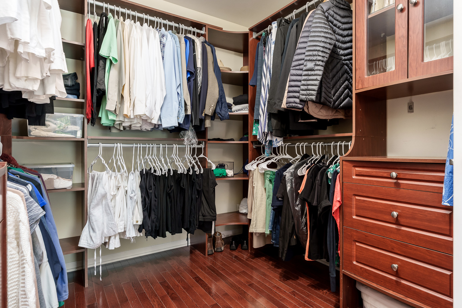 8551-8589 Rote Road Rockford, IL 61107 - Photo 44 of 89 a view of walk in closet with clothes and shoes