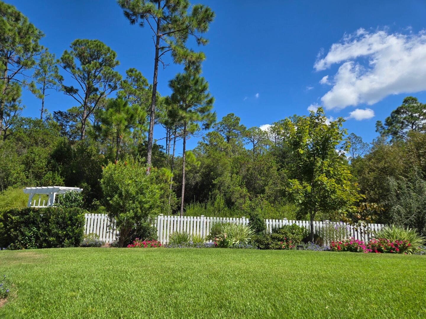 95 Log Landing St Inlet Beach Inlet Beach, FL 32461 - Photo 43 of 59 a view of a garden with a building in the background