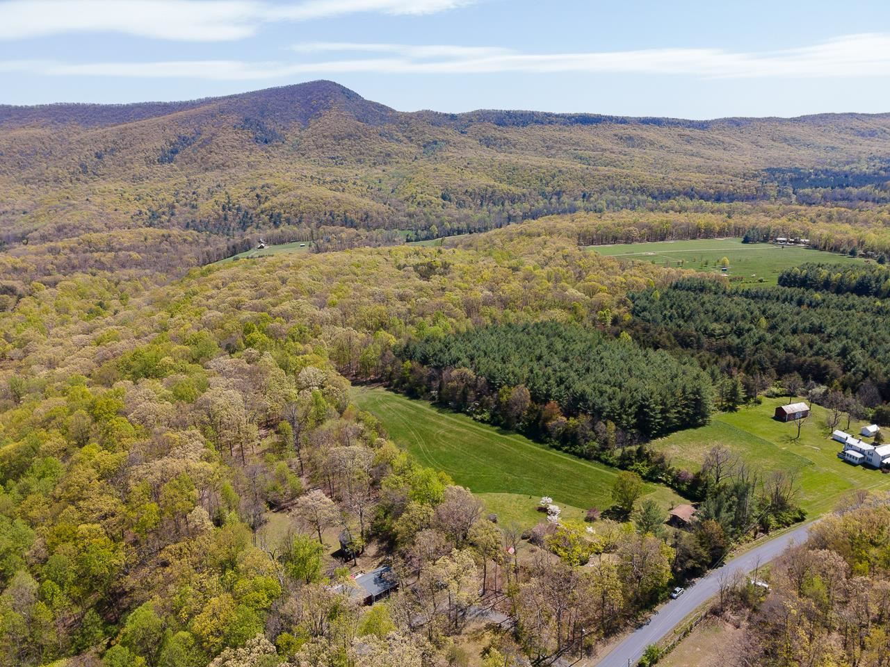1076 Fort Valley Road Fort Valley, VA 22652 - Photo 54 of 54 a view of a lush green hillside and houses