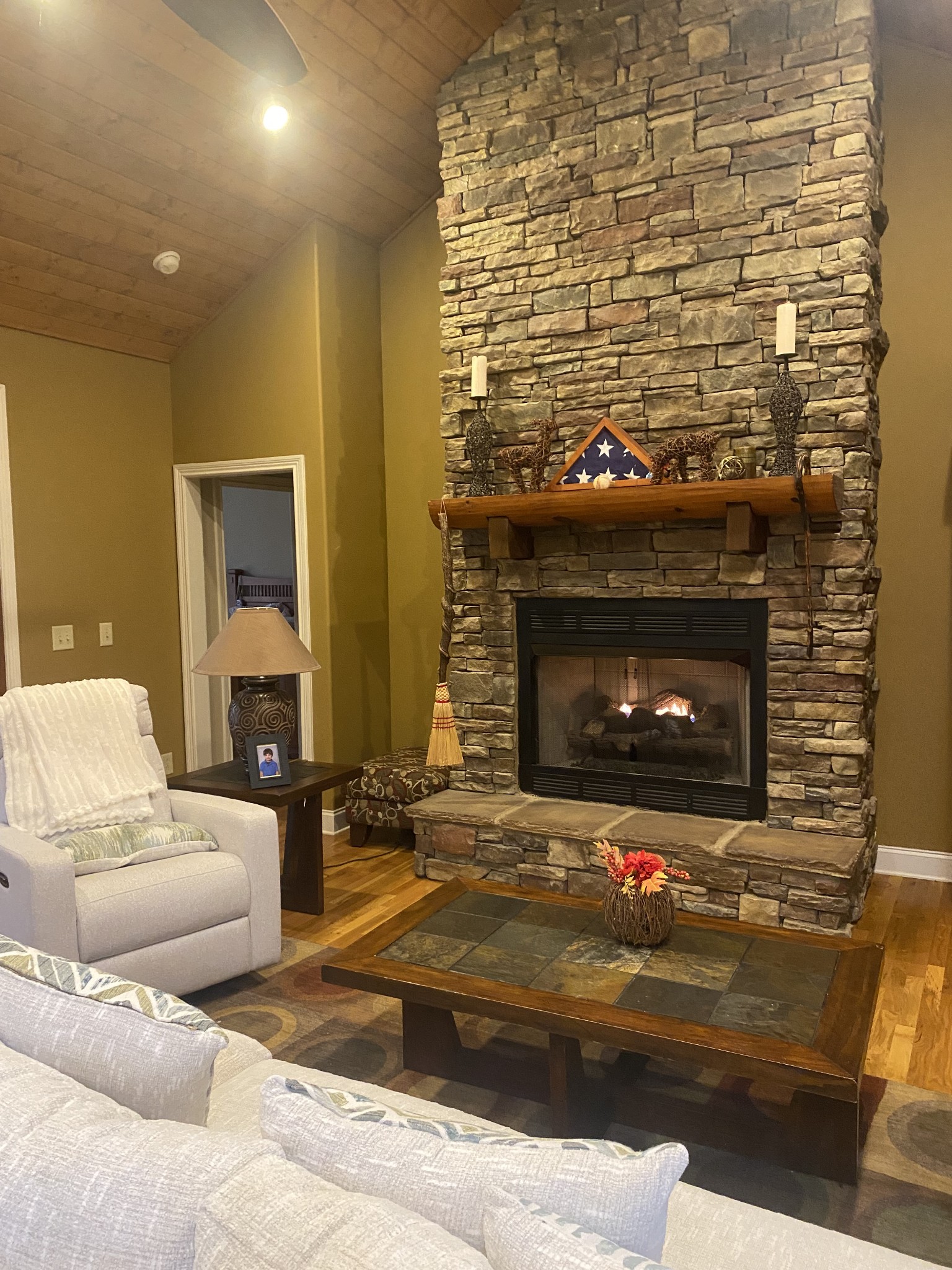 2271 Timberwood Trace Monteagle, TN 37356 - Photo 6 of 22 a living room with furniture and a fireplace