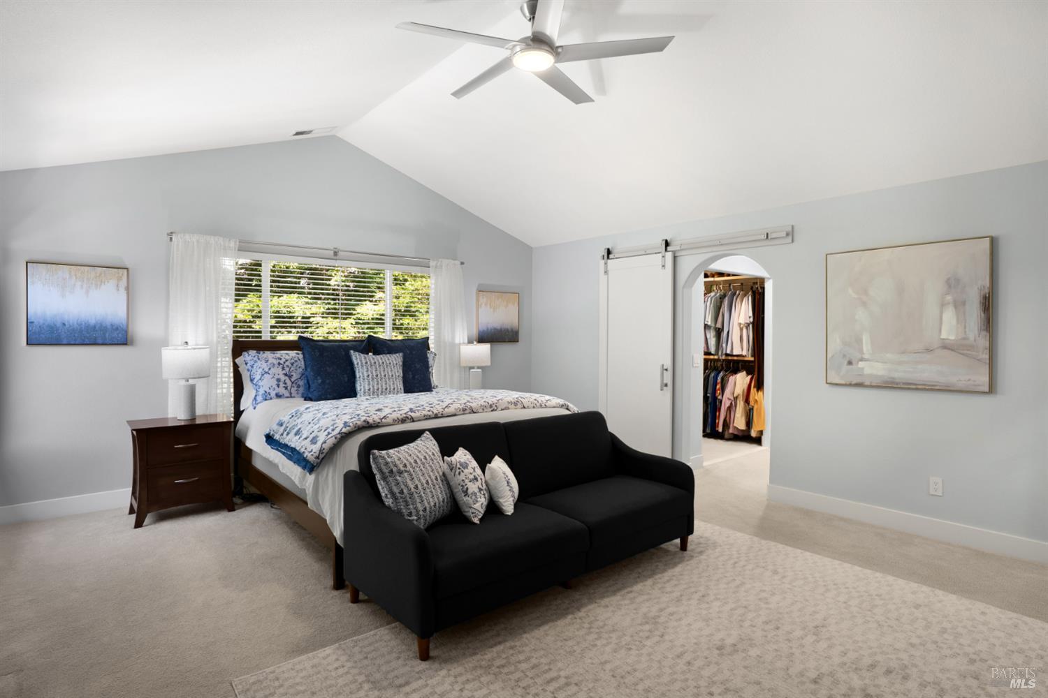 5909 Featherlight Place Santa Rosa, CA 95409 - Photo 20 of 50 Primary Closets: Dual primary closets with professional custom-built systems by Elfa for maximum storage and style.