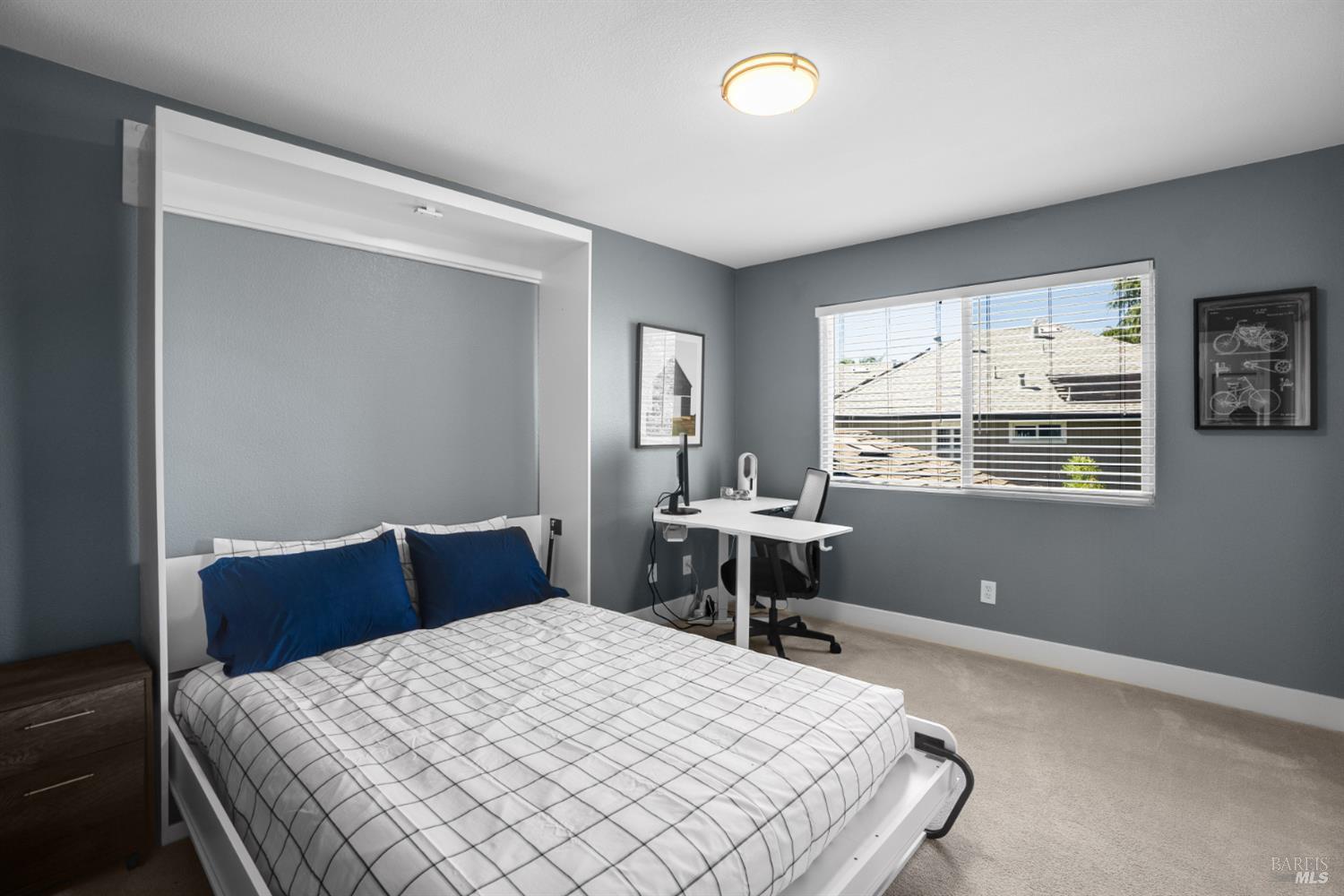 5909 Featherlight Place Santa Rosa, CA 95409 - Photo 29 of 50 Built- in wall bed shown pulled down for easy office conversion to guest room.