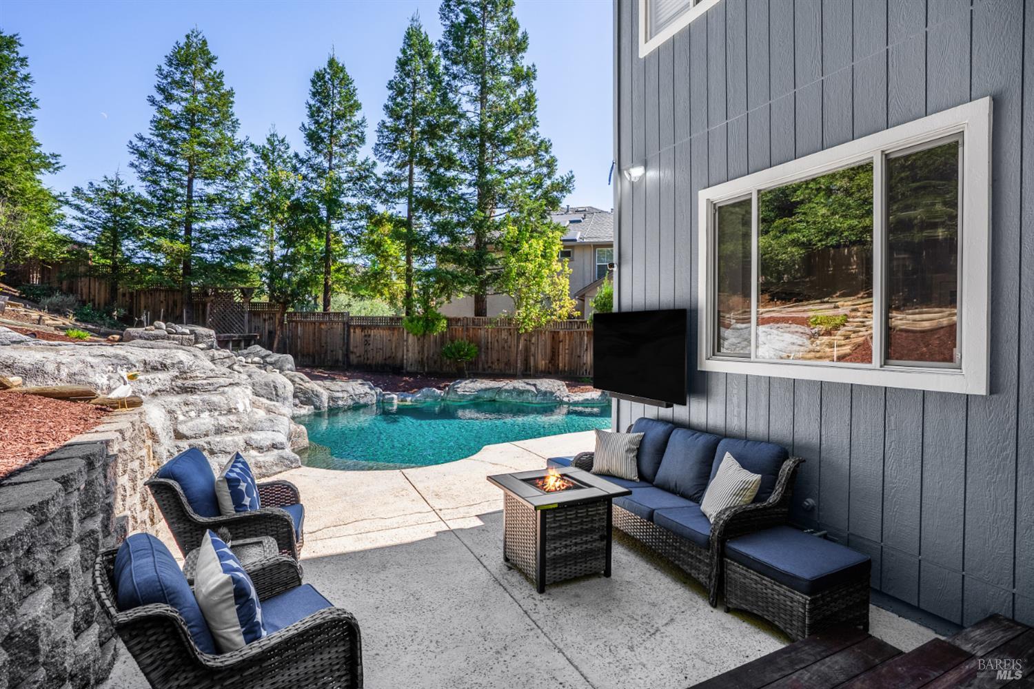 5909 Featherlight Place Santa Rosa, CA 95409 - Photo 38 of 50 Backyard Audio: Immersive outdoor living with a high-fidelity Sonos sound system throughout the entire backyard.