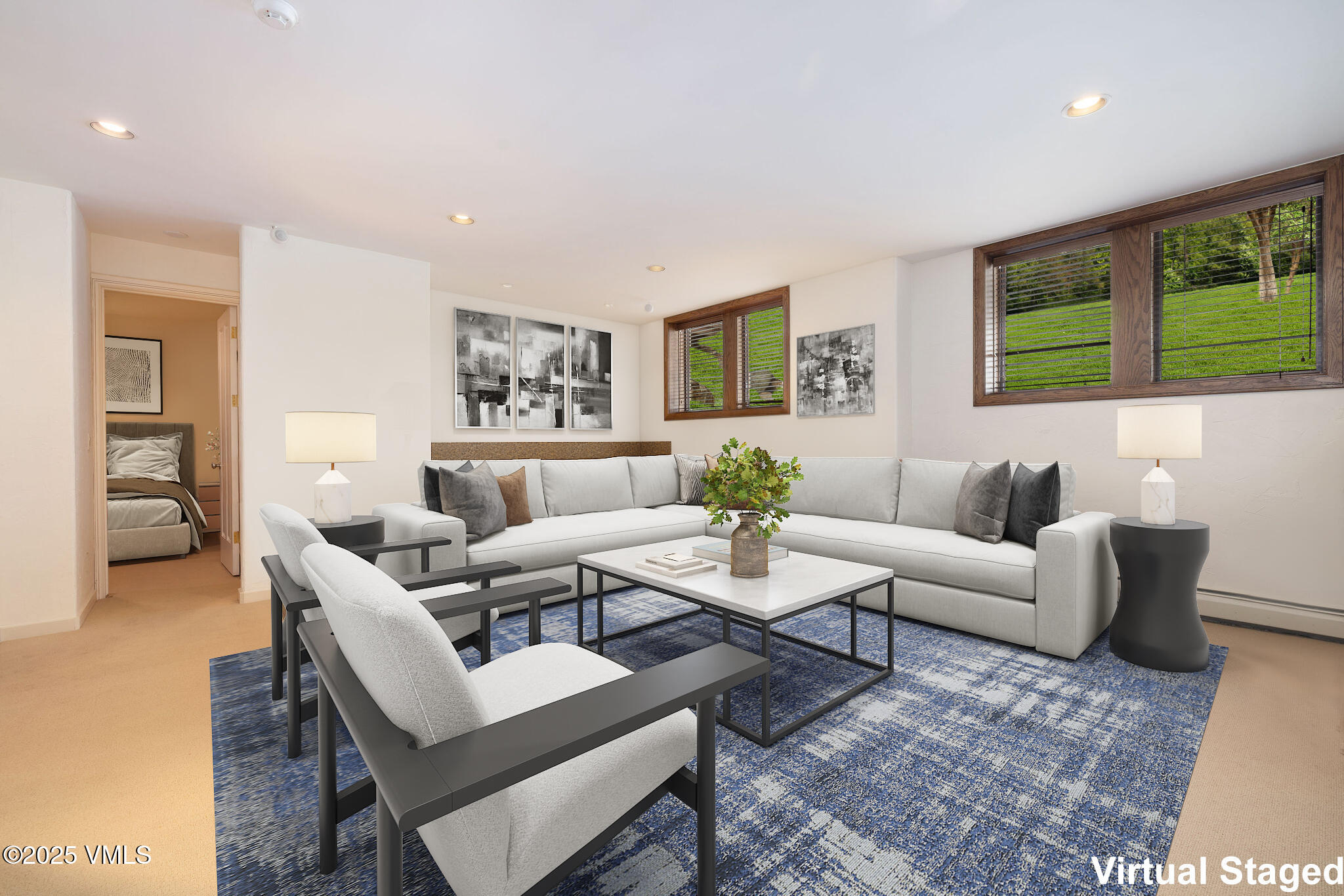 51 Hillside Court Edwards, CO 81632 - Photo 16 of 39 a living room with furniture and a large window