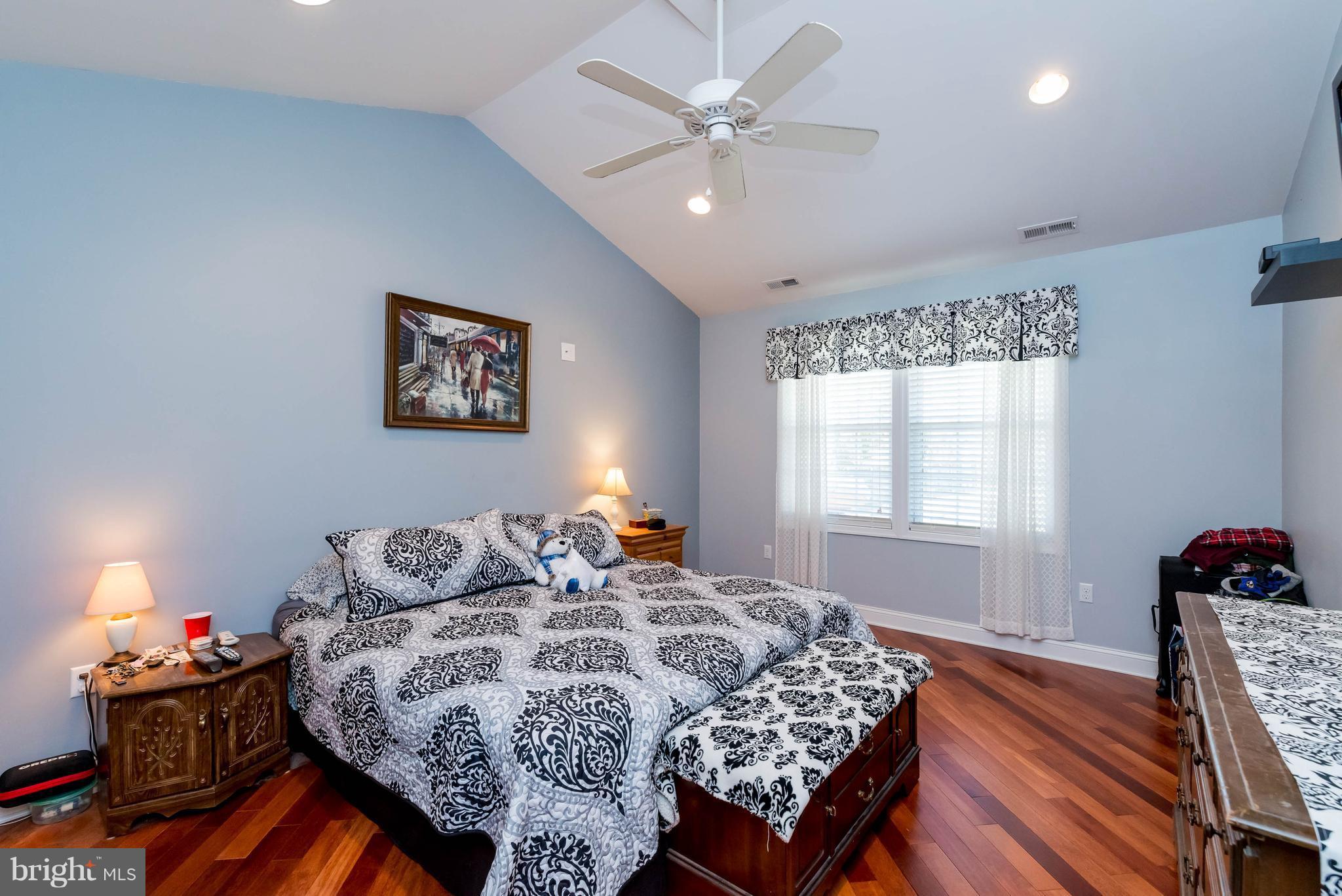 28 Brookfield Road Pasadena, MD 21122 - Photo 15 of 28 Bedroom (Master) cathedral ceiling & fan