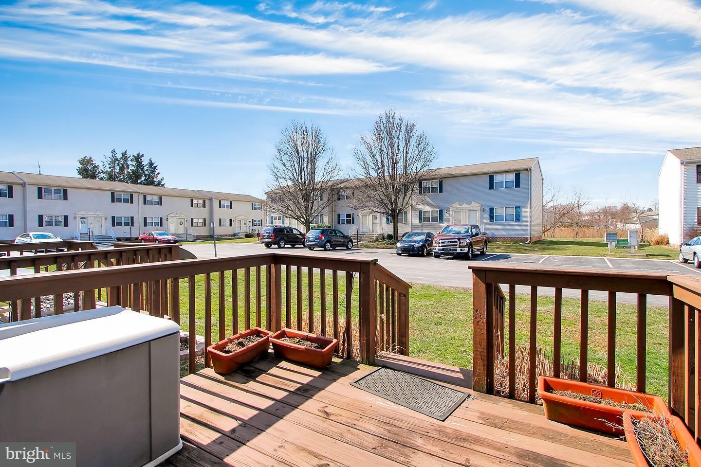 Center Street, Unit 177 Hanover, PA 17331 - Photo 21 of 26 Deck looking at the back of Center Village Condos