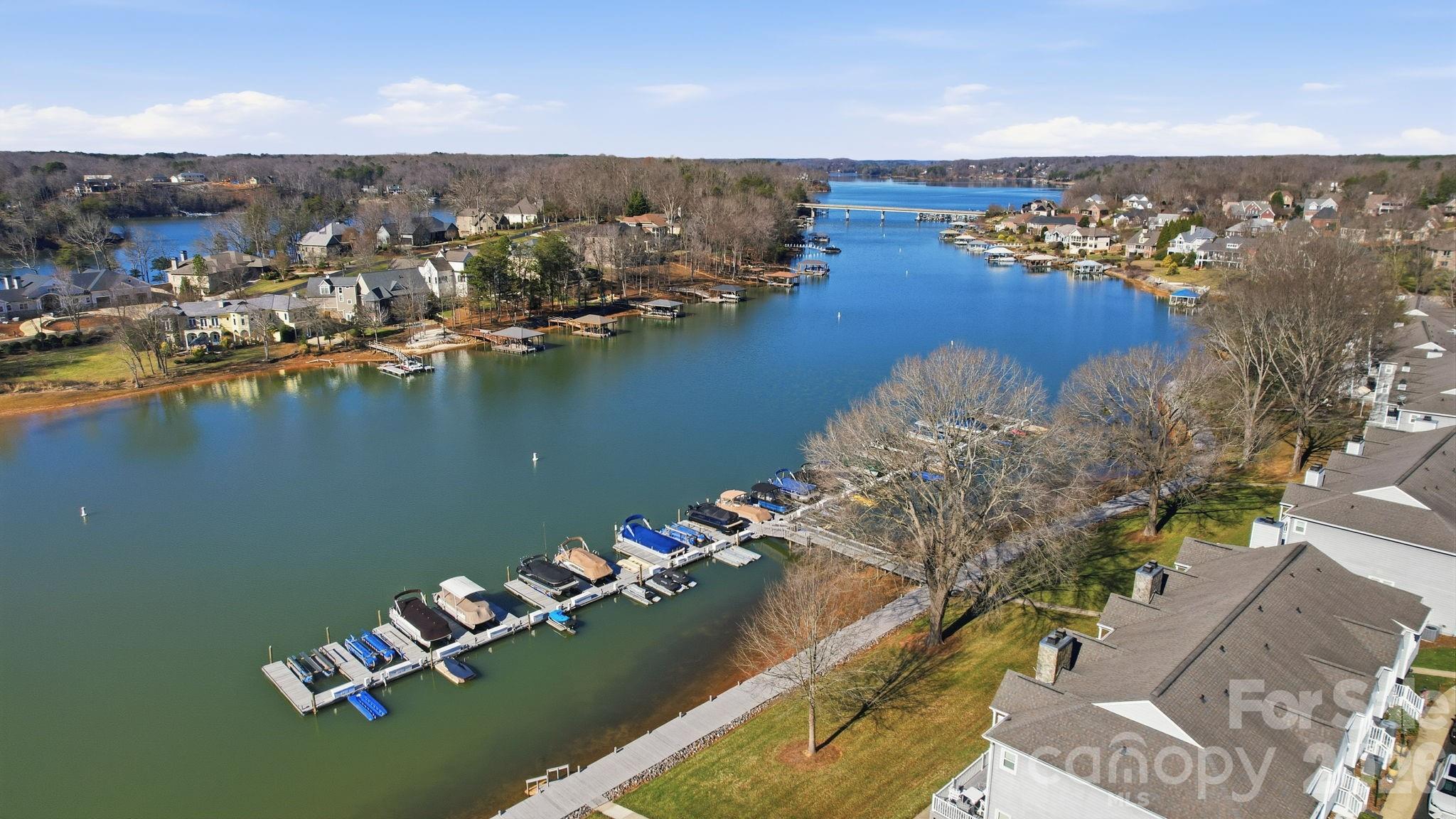 529 Catspaw Road Statesville, NC 28677 - Photo 34 of 48 an aerial view of a house with a lake view