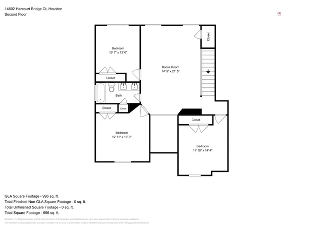 $2,300 | 14602 Harcourt Bridge Court, Houston, TX 77084