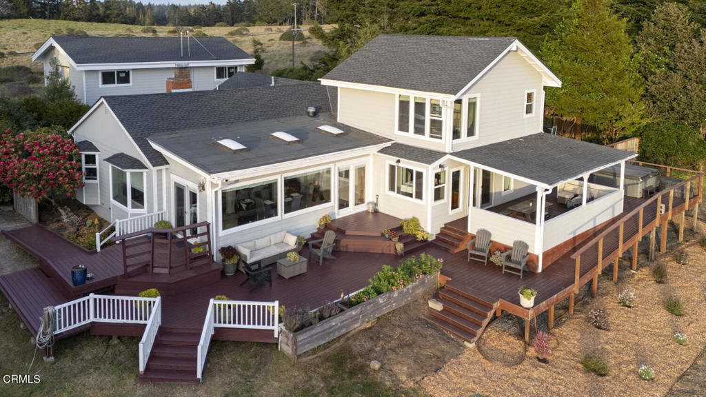 32751 Navarro Ridge Road Albion, CA 95410 - Photo 1 of 57 an aerial view of a house with a yard