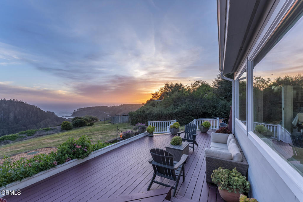 32751 Navarro Ridge Road Albion, CA 95410 - Photo 21 of 57 a view of a chairs and table in the balcony
