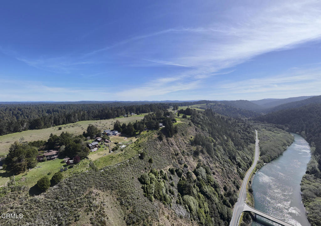 32751 Navarro Ridge Road Albion, CA 95410 - Photo 27 of 57 an aerial view of a house with a yard