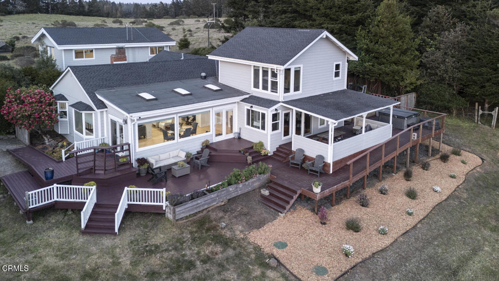 32751 Navarro Ridge Road Albion, CA 95410 - Photo 4 of 57 an aerial view of a house with a yard
