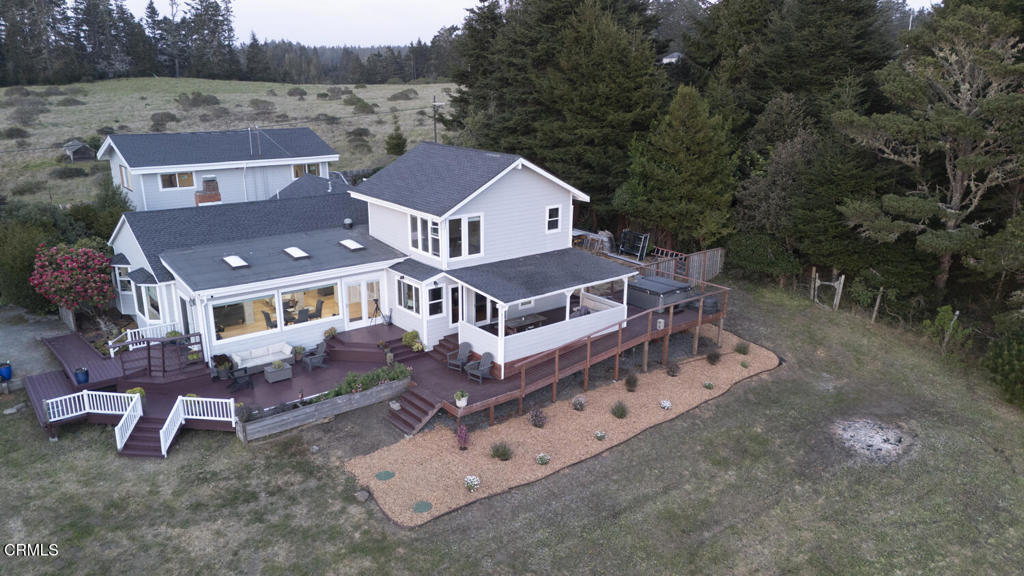 32751 Navarro Ridge Road Albion, CA 95410 - Photo 5 of 57 a aerial view of a house with a yard