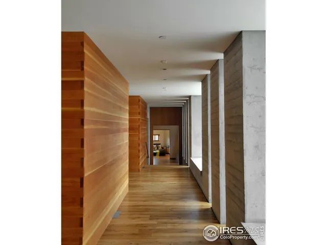 a view of kitchen with wooden floor