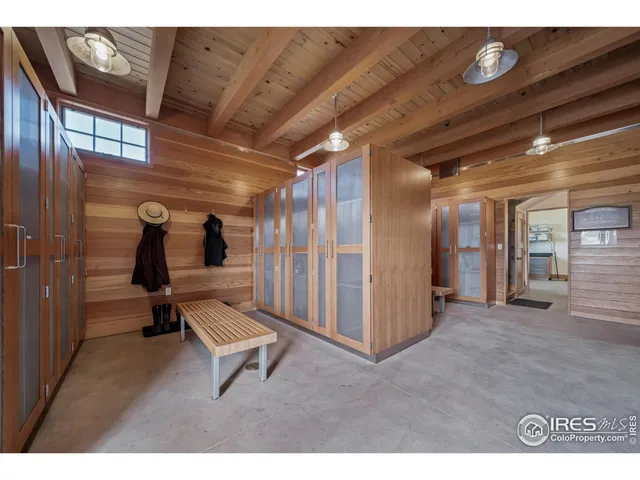 a view of dining room with wooden floor