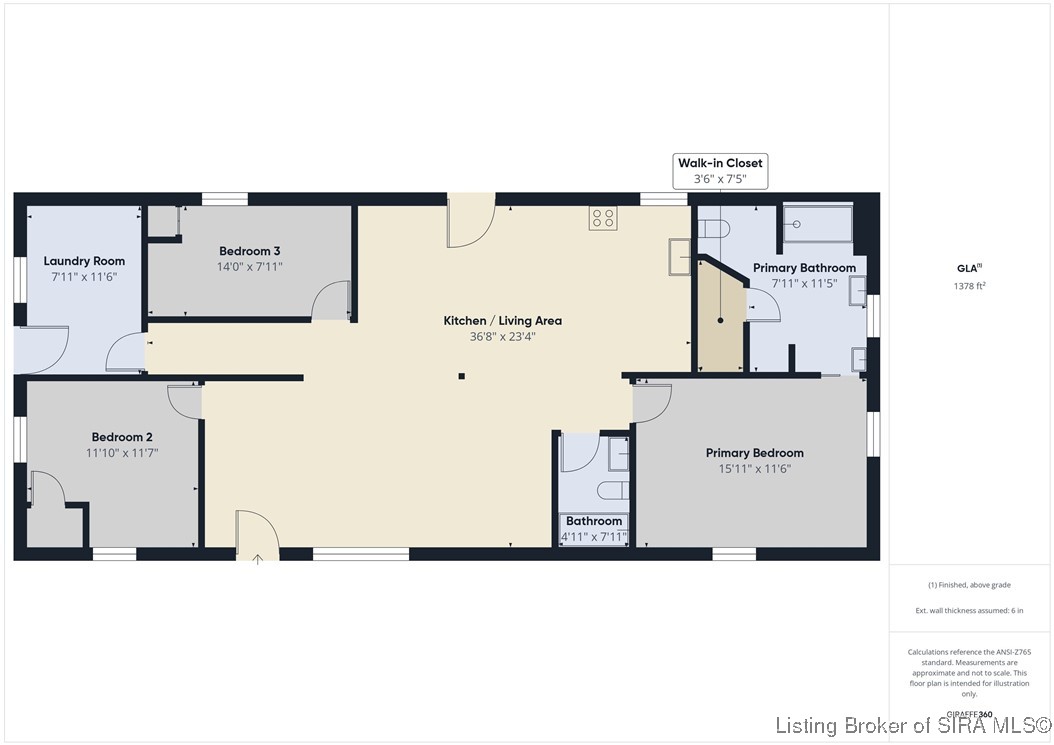 135 Spring Street Charlestown, IN 47111 - Photo 36 of 36 Full Floor Plan